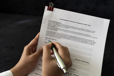 Symbolfoto Aussteigekarte