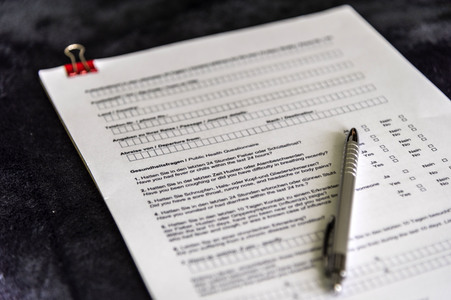 Symbolfoto Aussteigekarte