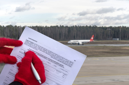 Symbolfoto Aussteigekarte