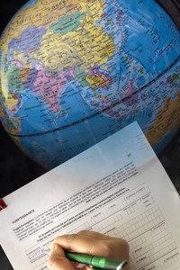 Symbolfoto Aussteigekarte