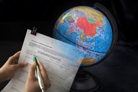 Symbolfoto Aussteigekarte