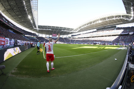 Fußball-Bundesliga Spiel RB Leipzig - Bayer 04 Leverkusen in Leipzig