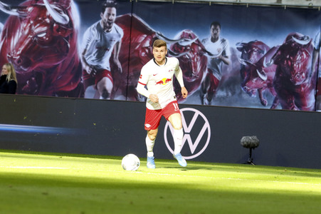 Fußball-Bundesliga Spiel RB Leipzig - Bayer 04 Leverkusen in Leipzig