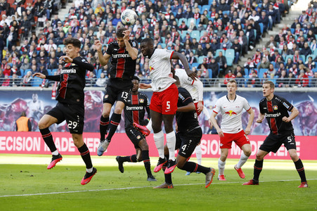 Fußball-Bundesliga Spiel RB Leipzig - Bayer 04 Leverkusen in Leipzig