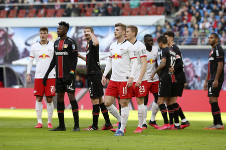 Fußball-Bundesliga Spiel RB Leipzig - Bayer 04 Leverkusen in Leipzig