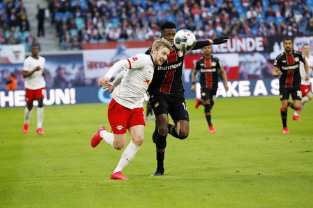 Fußball-Bundesliga Spiel RB Leipzig - Bayer 04 Leverkusen in Leipzig