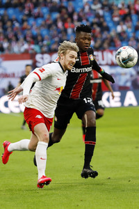 Fußball-Bundesliga Spiel RB Leipzig - Bayer 04 Leverkusen in Leipzig