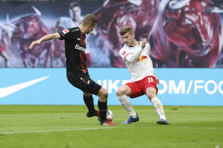 Fußball-Bundesliga Spiel RB Leipzig - Bayer 04 Leverkusen in Leipzig