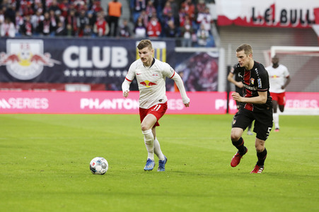 Fußball-Bundesliga Spiel RB Leipzig - Bayer 04 Leverkusen in Leipzig