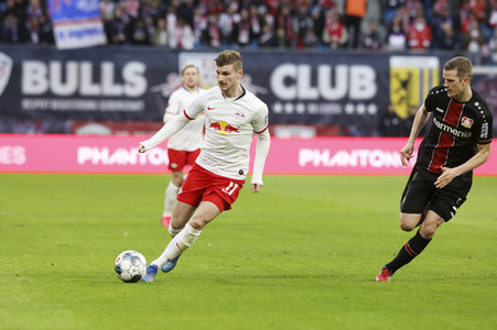 Fußball-Bundesliga Spiel RB Leipzig - Bayer 04 Leverkusen in Leipzig