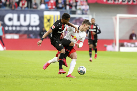 Fußball-Bundesliga Spiel RB Leipzig - Bayer 04 Leverkusen in Leipzig