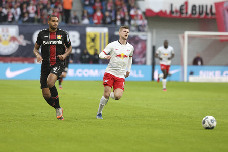 Fußball-Bundesliga Spiel RB Leipzig - Bayer 04 Leverkusen in Leipzig