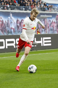 Fußball-Bundesliga Spiel RB Leipzig - Bayer 04 Leverkusen in Leipzig