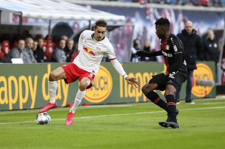 Fußball-Bundesliga Spiel RB Leipzig - Bayer 04 Leverkusen in Leipzig