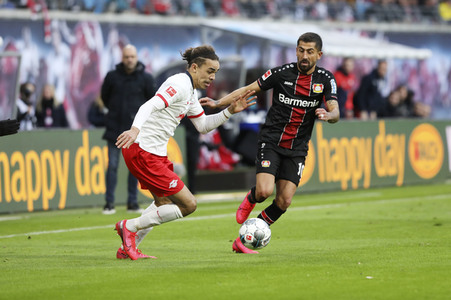 Fußball-Bundesliga Spiel RB Leipzig - Bayer 04 Leverkusen in Leipzig