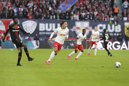 Fußball-Bundesliga Spiel RB Leipzig - Bayer 04 Leverkusen in Leipzig