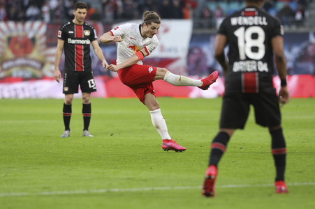 Fußball-Bundesliga Spiel RB Leipzig - Bayer 04 Leverkusen in Leipzig