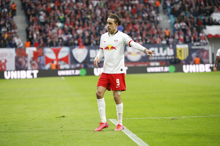 Fußball-Bundesliga Spiel RB Leipzig - Bayer 04 Leverkusen in Leipzig
