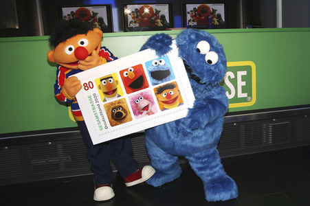 Präsentation der Sonderbriefmarke 'Sesamstrasse' in Hamburg