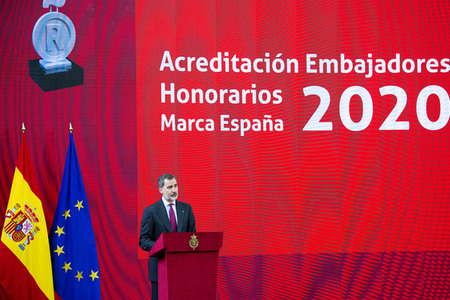 Akkreditierungszeremonie der Ehrenbotschafter der Marke 'Spanien' in Madrid