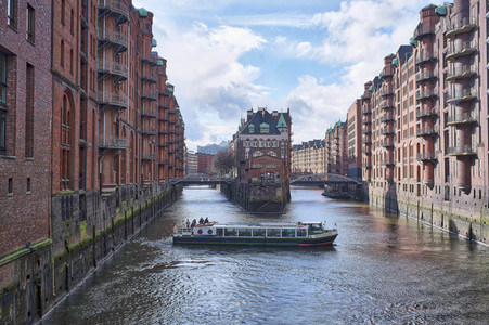 Das Wasserschloss in Hamburg