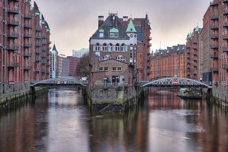 Das Wasserschloss in Hamburg