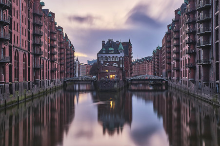 Das Wasserschloss in Hamburg
