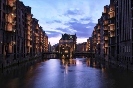 Das Wasserschloss in Hamburg