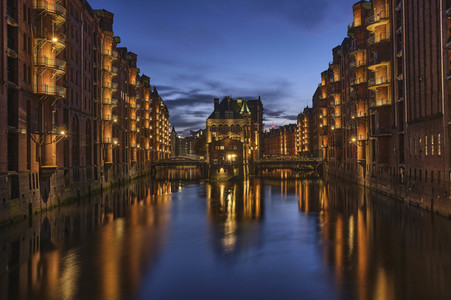 Das Wasserschloss in Hamburg
