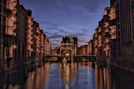 Das Wasserschloss in Hamburg