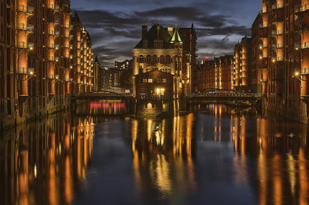 Das Wasserschloss in Hamburg