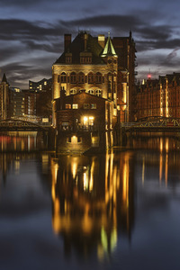 Das Wasserschloss in Hamburg
