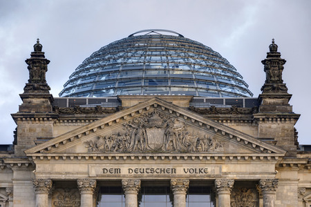 Das Reichstagsgebäude in Berlin