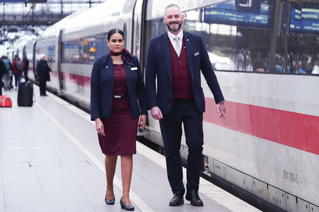 Präsentation der neuen DB-Bekleidung