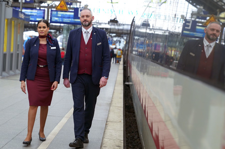 Präsentation der neuen DB-Bekleidung