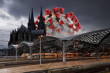 Symbolfoto Coronavirus in Köln