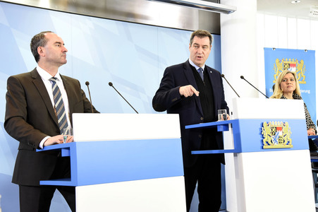 Pressekonferenz zum Thema Coronavirus-Infektion in München