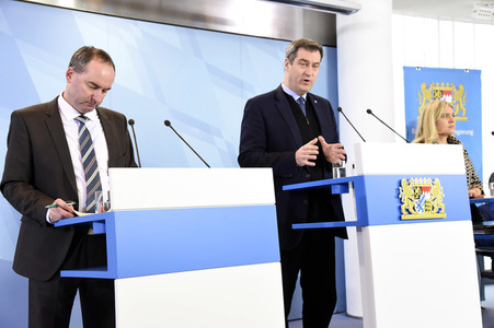 Pressekonferenz zum Thema Coronavirus-Infektion in München