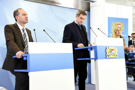 Pressekonferenz zum Thema Coronavirus-Infektion in München