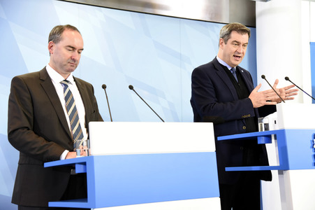 Pressekonferenz zum Thema Coronavirus-Infektion in München