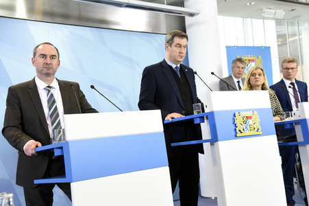 Pressekonferenz zum Thema Coronavirus-Infektion in München