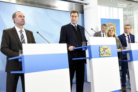 Pressekonferenz zum Thema Coronavirus-Infektion in München
