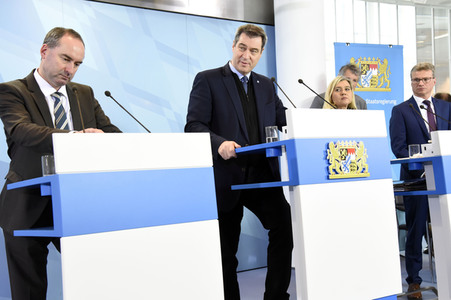 Pressekonferenz zum Thema Coronavirus-Infektion in München