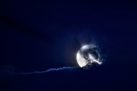 Vollmond über Erfurt