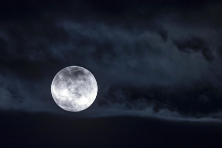 Vollmond über Erfurt