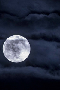 Vollmond über Erfurt