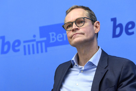 Pressekonferenz zur Absage von Veranstaltungen mit mehr als 1000 Personen in Berlin