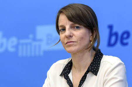 Pressekonferenz zur Absage von Veranstaltungen mit mehr als 1000 Personen in Berlin