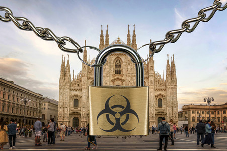 Symbolfoto Italien Lockdown