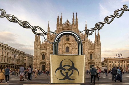 Symbolfoto Italien Lockdown